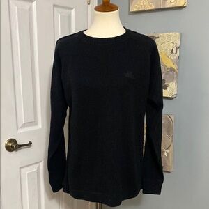 The North Face Black Crew Neck Sweater Fine Knit Men’s Large